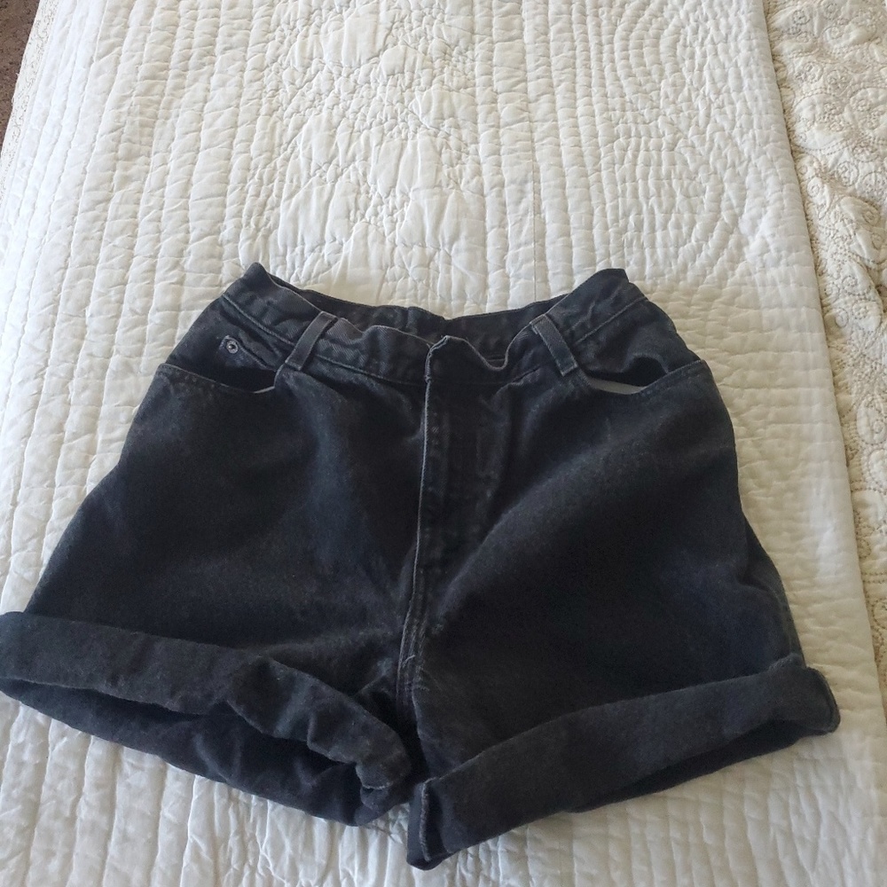 Gitano black high waist mom shorts  size 12